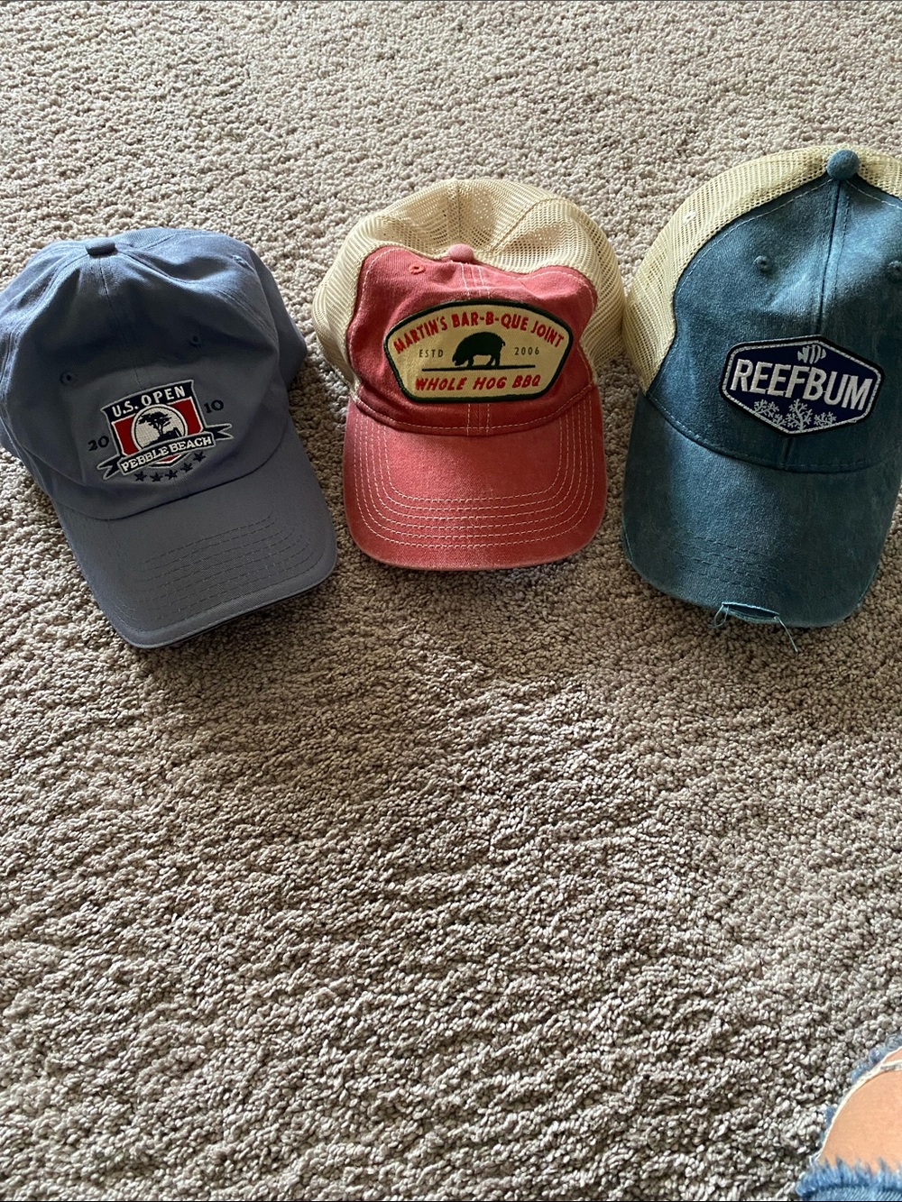Set of three men’s  Baseball Caps